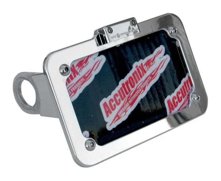 Accutronix Side Mount LED Light License Plate Frame For Harley Sportster 2004-2022 7 Accutronix Side Mount LED Light License Plate Frame For Harley Sportster 2004-2022 - Image 5