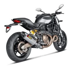 Akrapovic Slip-On Exhaust Ducati Monster 821 / 1200 / S -Puig Shop akrapovic muffler ti cf821 monster 2