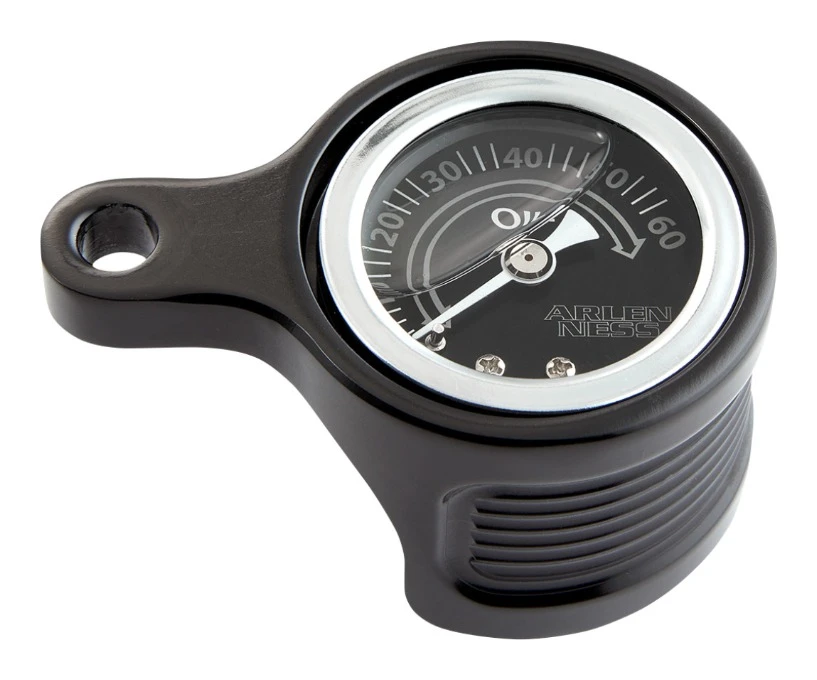 Arlen Ness Radius Oil Pressure Gauge Kit For Harley M8 3 Arlen Ness Radius Oil Pressure Gauge Kit For Harley M8