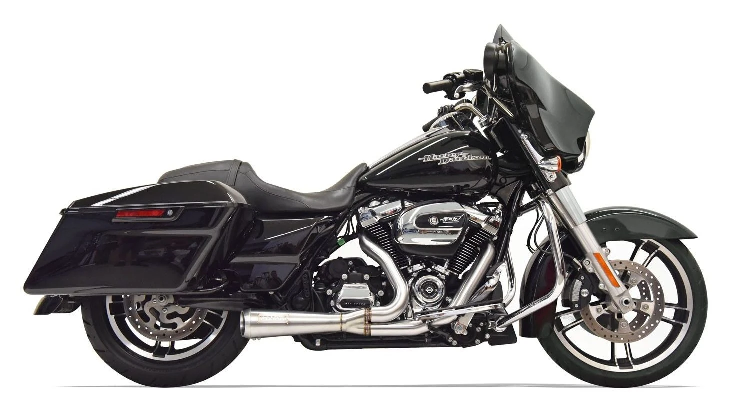 Bassani Road Rage 2-Into-1 Shorty Exhaust Harley Touring 1995-2016 5 Bassani Road Rage 2-Into-1 Shorty Exhaust Harley Touring 1995-2016 - Image 3