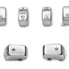 Biker's Choice Chrome Switch Cap Kit For Harley 1996-2013 -Puig Shop bikers choice chr switch cap kit7180403