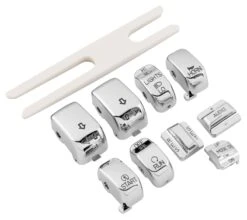 Biker's Choice Chrome Switch Cap Kit For Harley Touring W/ Audio And Cruise 1996-2016