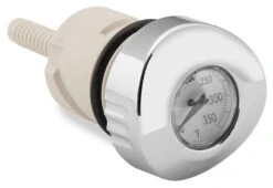 Biker's Choice Pop-Up Oil Dipstick And Temperature Gauge For Harley Sportster 2004-2022 -Puig Shop bikers choice wht face pop up oil temp gauge0421 xl 1