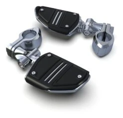 Ciro Twin Rail Footrests For 1 1/4" Highway Bar -Puig Shop ciro twin rail footrests for114 highway bar 1