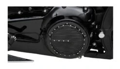 Covingtons Dimpled Derby Cover For Harley Big Twin 1999-2018 -Puig Shop covingtons dimpled derby cover for harley twin cam19992016 black 1