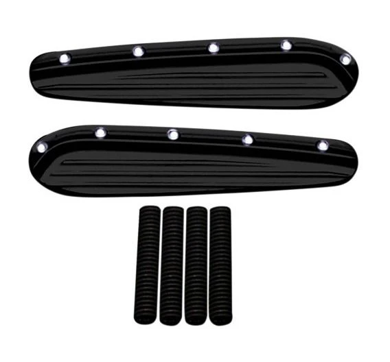 Covingtons Dimpled Turn Signal Eliminators For Harley Road Glide 1998-2013