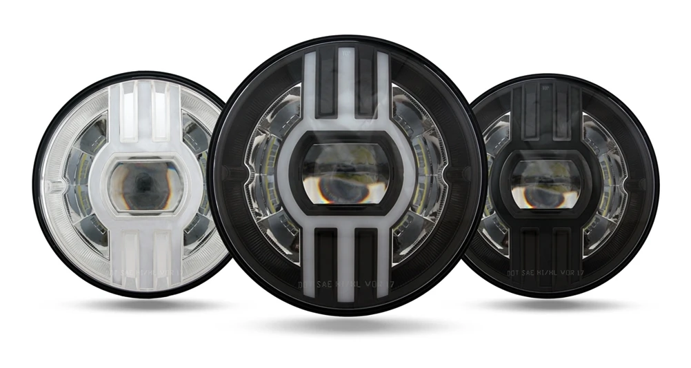 Cyron Beast II 7" LED Headlight For Harley Touring / Indian 1991-2023 7 Cyron Beast II 7" LED Headlight For Harley Touring / Indian 1991-2023 - Image 5