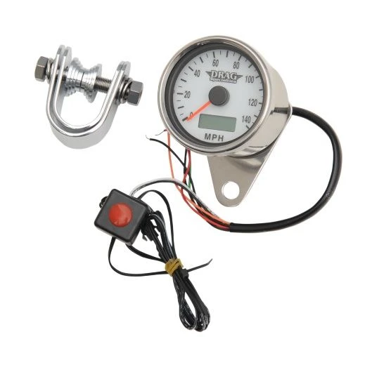 Drag Specialties 2.4" Programmable Speedometer For Harley 6 Drag Specialties 2.4" Programmable Speedometer For Harley - Image 4