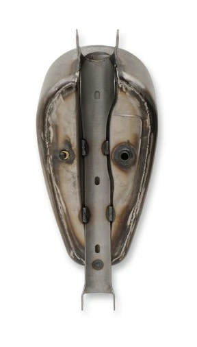 Drag Specialties Diamond Gas Tank For Harley Sportster 2004-2006 2.9 Gallon / Raw [Open Box] - Image 3