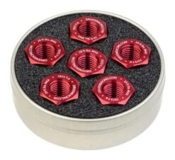 Driven Racing Sprocket Nuts -Puig Shop driven racing sprocket nuts red