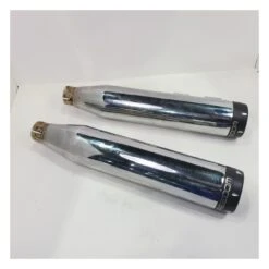 Freedom Performance Signature Mufflers For Harley Dyna 1991-2009 Chrome With Black Tips [Demo - Acceptable] -Puig Shop freedom performance signature mufflers for harley dyna19912009 chrome with black tips demo acceptable