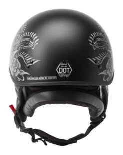 GMax HH65 Rose Naked Helmet -Puig Shop g max hh65 naked rose helmet black silver 2