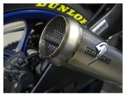 Graves Motorsports Moto1 Slip-On Exhaust Yamaha R1 / R1M 2015-2023 -Puig Shop graves motorsports yamaha r1 moto1 cat back exhaust 1