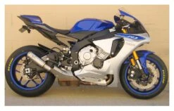 Graves Motorsports Moto1 Slip-On Exhaust Yamaha R1 / R1M 2015-2023 -Puig Shop graves motorsports yamaha r1 moto1 cat back exhaust 3