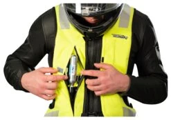 Helite E-Turtle 2 Airbag Vest -Puig Shop helite e turtle2 airbag vest hi viz yellow 1
