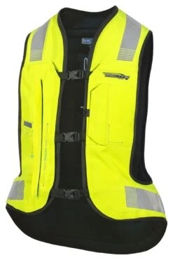 Helite E-Turtle 2 Airbag Vest -Puig Shop helite e turtle2 airbag vest hi viz yellow