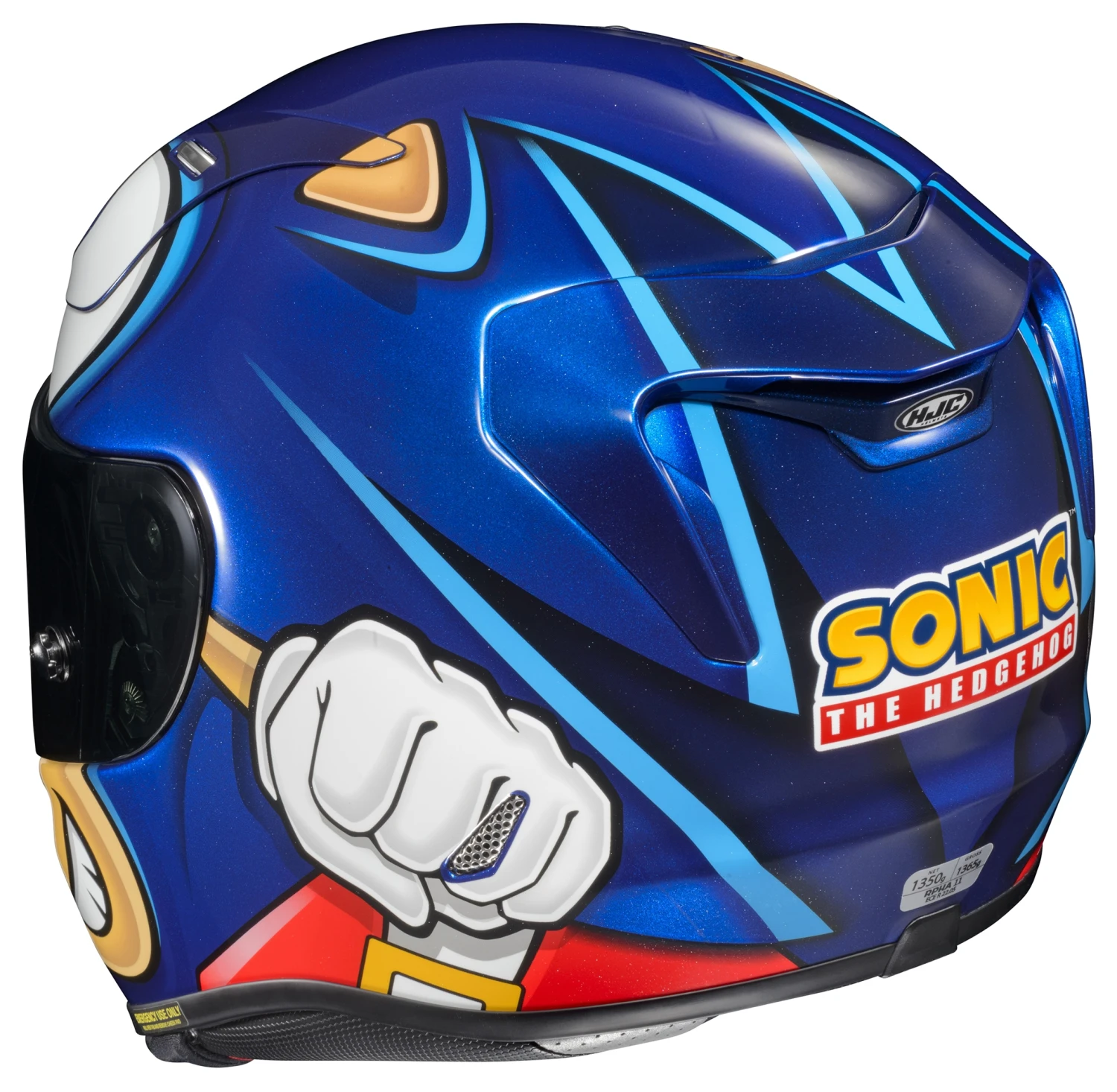 HJC RPHA 11 Pro Sonic Sega Helmet 6 HJC RPHA 11 Pro Sonic Sega Helmet - Image 4