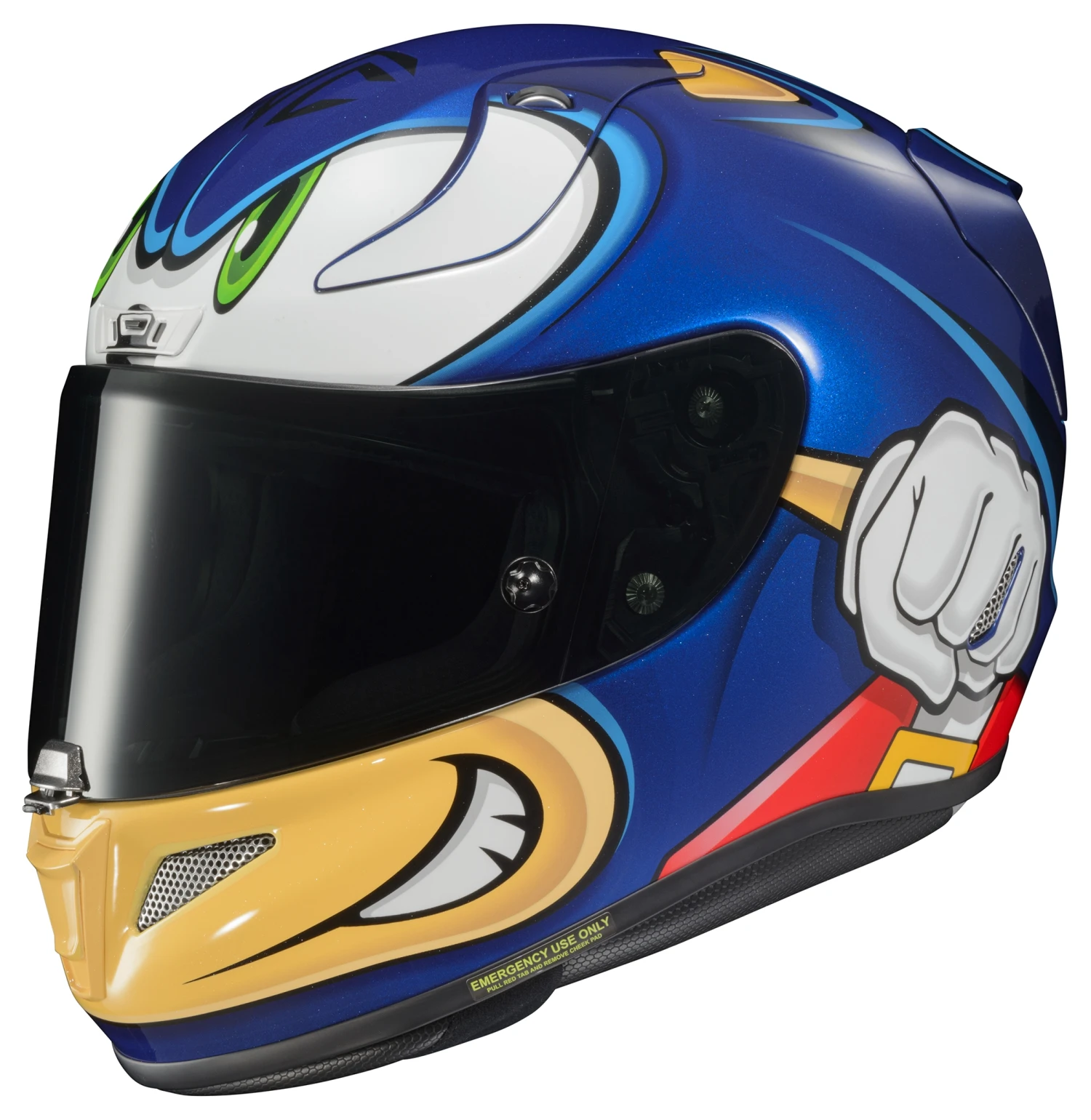 HJC RPHA 11 Pro Sonic Sega Helmet 3 HJC RPHA 11 Pro Sonic Sega Helmet