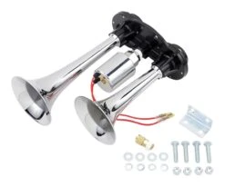 Kleinn Dual Compact Horn Kit -Puig Shop kleinn dual compact horn kit chrome