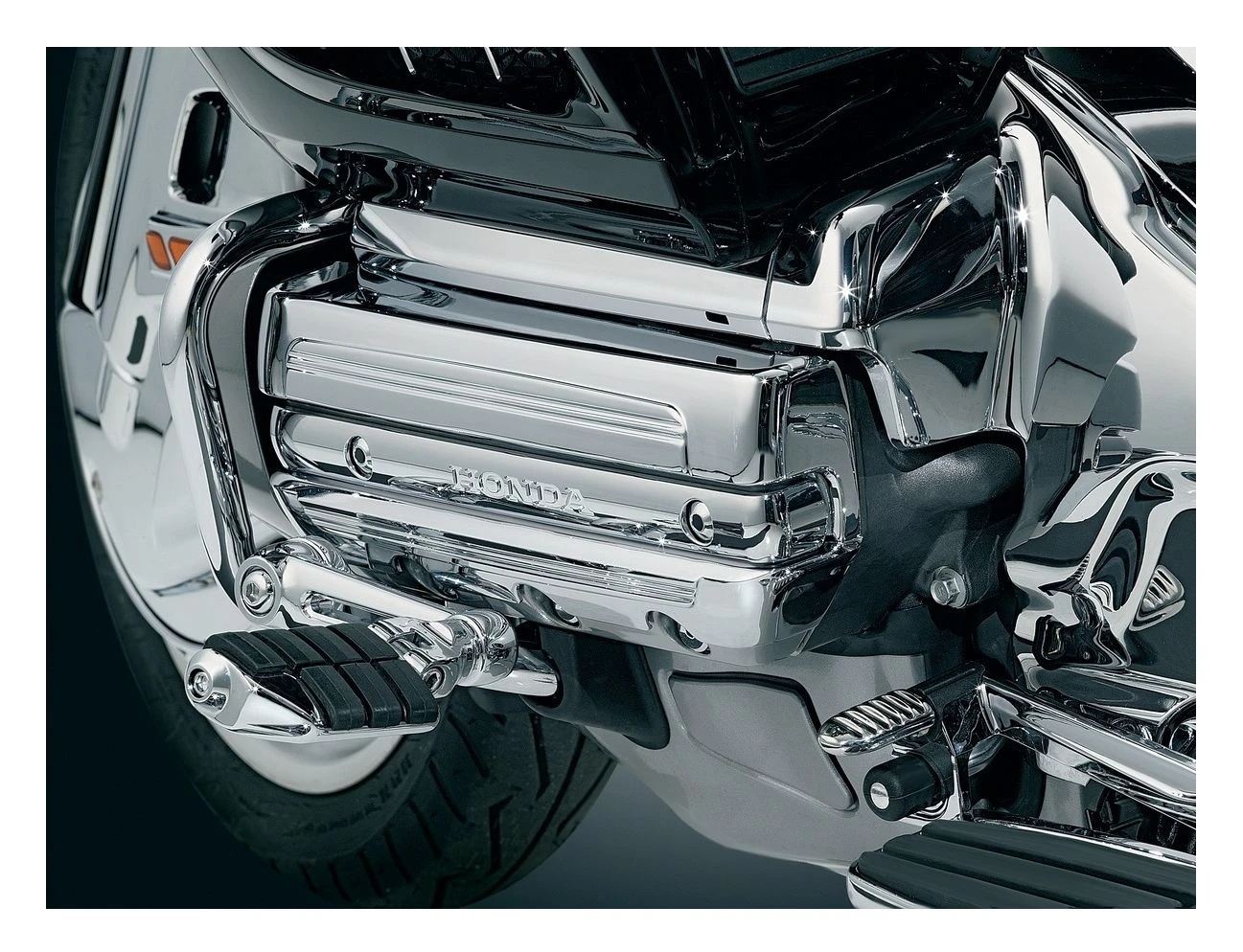 Kuryakyn Lightning Valve Covers For Honda GoldWing GL1800 2001-2015 4 Kuryakyn Lightning Valve Covers For Honda GoldWing GL1800 2001-2015 - Image 2