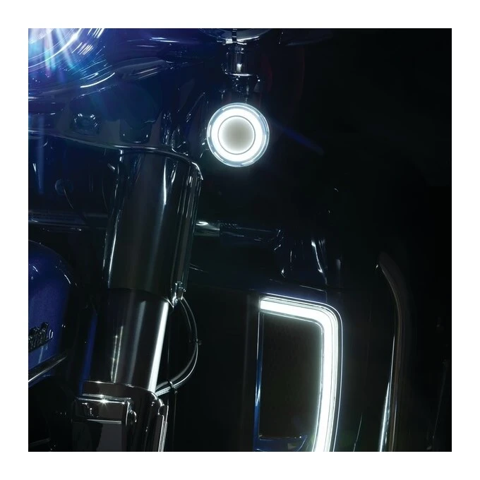 Kuryakyn Tracer Diffused Front LED Turn Signal Insert For Harley Bullet-Style - Image 3