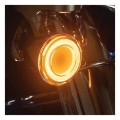 Kuryakyn Tracer Diffused Front LED Turn Signal Insert For Harley Bullet-Style -Puig Shop kuryakyn tracer diffused front led turn signal insert for harley bullet style 5