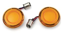 Kuryakyn Tracer Diffused Front LED Turn Signal Insert For Harley Bullet-Style -Puig Shop kuryakyn tracer diffused front led turn signal insert for harley bullet style 6