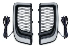 Kuryakyn Tracer LED Fairing Lower Grills For Harley Touring 2014-2023