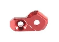 LighTech Track System Rearset Foot Peg Bracket -Puig Shop ligh tech track system rearset foot peg bracket red