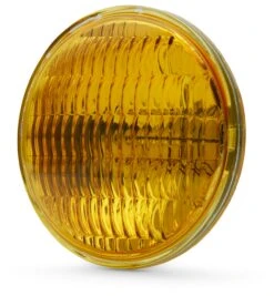 Milwaukee Twins Fluted Amber 4 1/2" Sealed Beam