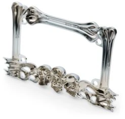 Milwaukee Twins Skull License Plate Frame -Puig Shop milwaukee twins skull license plate frame 1