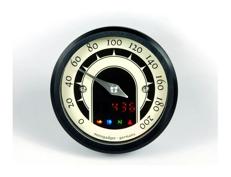Motogadget Motoscope Tiny Speedster Speedo And M-TRI Signal Adapter Thruxton 900 2015 - Image 2