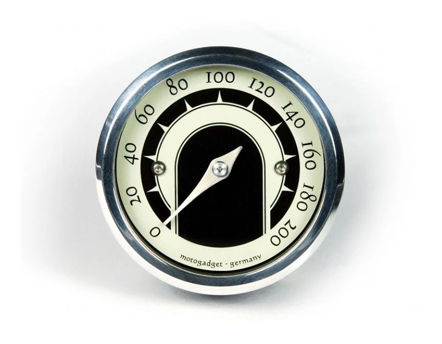 Motogadget Motoscope Tiny Speedster Speedo And M-TRI Signal Adapter Thruxton 900 2015