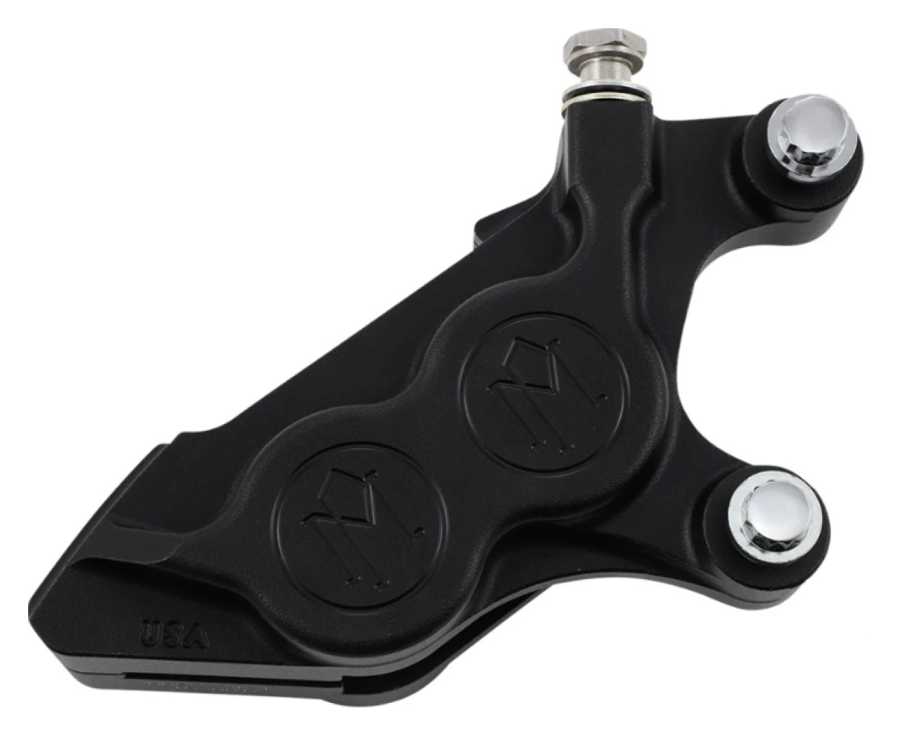 Performance Machine 4 Piston Front Caliper For Harley 2008-2023 3 Performance Machine 4 Piston Front Caliper For Harley 2008-2023