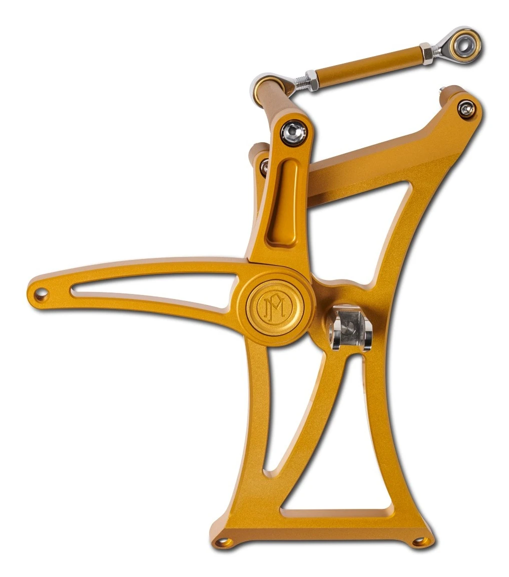 Performance Machine Mid-Control Kit For Harley Touring 2017-2023 Gold [Open Box] - Image 2