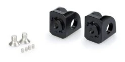 Puig Adjustable Rider Footpeg Mounts Kawasaki / Suzuki Black [Open Box]