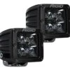 Rigid D-Series Pro Midnight Surface Mount 3" LED Pod Spotlight - Dual Pack 2 Rigid D-Series Pro Midnight Surface Mount 3" LED Pod Spotlight - Dual Pack -Puig Shop rigid d series pro spot surface mount led light midnight