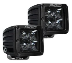 Rigid D-Series Pro Midnight Surface Mount 3" LED Pod Spotlight - Dual Pack