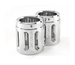 Rinehart 3 1/2" Slotted Slip-On Mufflers For Harley Touring 1995-2009 -Puig Shop rinehart312 slotted slip on mufflers for harley touring19952009 1