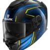 Shark Spartan GT Carbon Kromium Helmet -Puig Shop shark spartan gt kromium carbon chrome blue