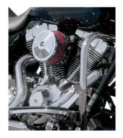 S&S Cycle Bobber Stealth Air Cleaner Cover -Puig Shop ss bobber stealth air cleaner cover bobber domed 2