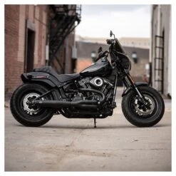 S&S Cycle SuperStreet 2-Into-1 Exhaust For Harley Softail 2018-2023 -Puig Shop ss super street2 into1 exhaust for harley softail20182019 3