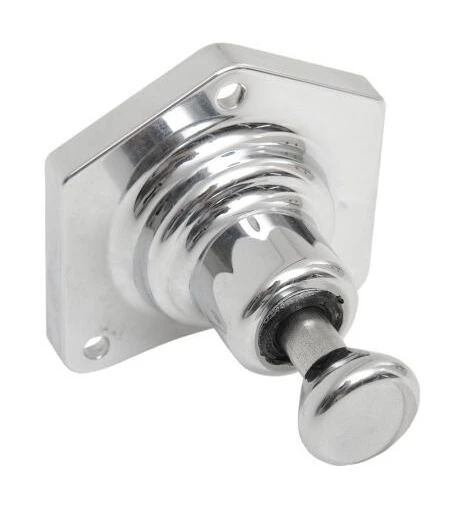 Terry Components Solenoid End Cover Starter Button For Harley 1.6kW Starter / Chrome [Previously Installed] - Image 2