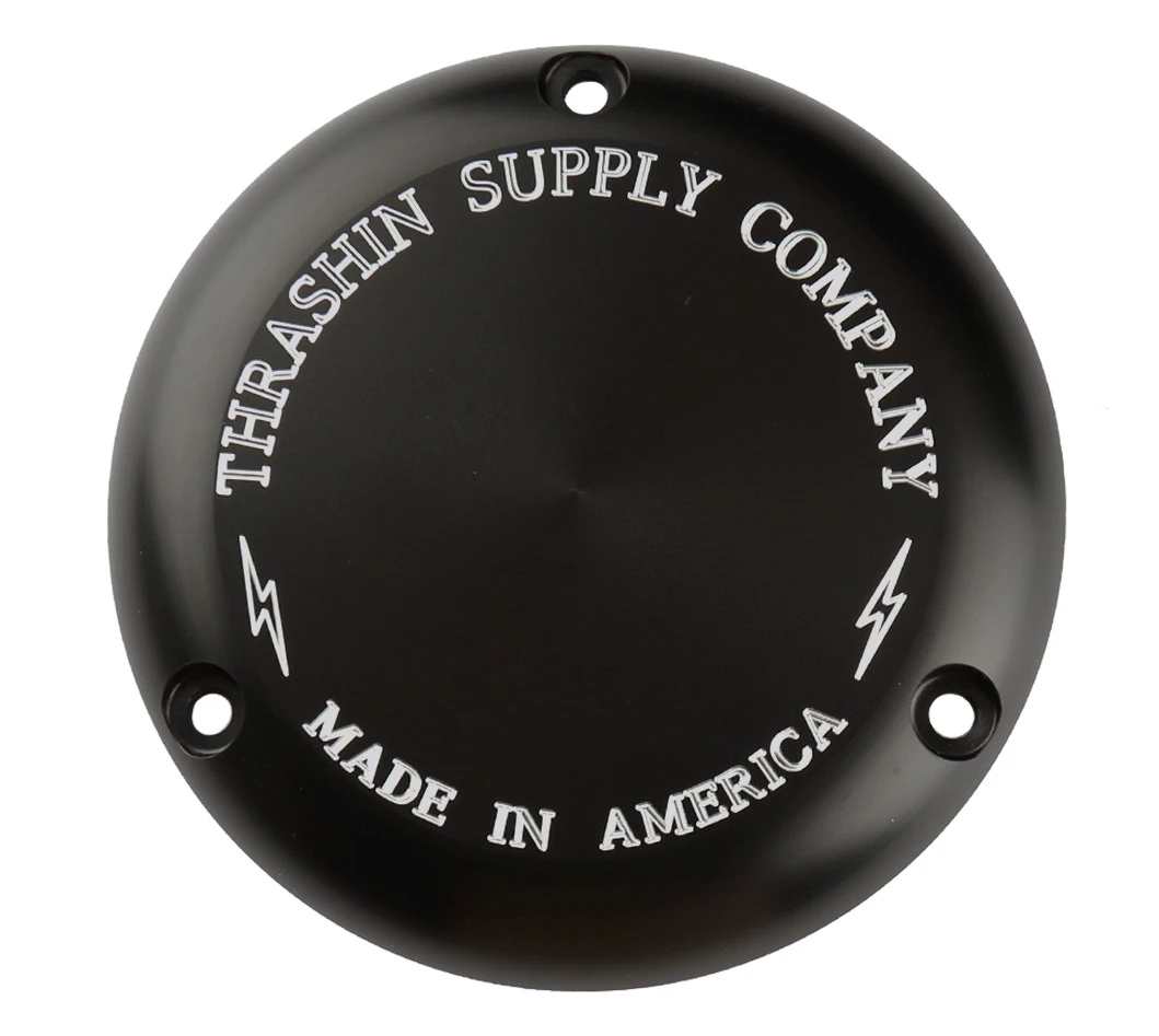 Thrashin Supply Classic Derby Cover For Harley Big Twin 1970-1999 3 Thrashin Supply Classic Derby Cover For Harley Big Twin 1970-1999