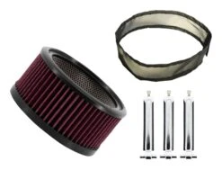 Trask Assault Big Power Air Filter Kit -Puig Shop trask big power air filter kit chrome