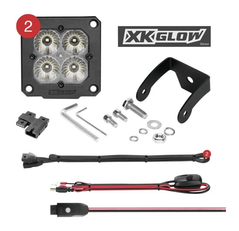 XKGlow Flush Mount RGB Pod Light Pair 3 XKGlow Flush Mount RGB Pod Light Pair